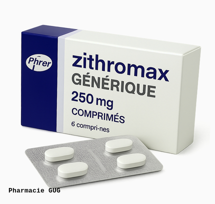 Boîte de Zithromax générique Azithromycine